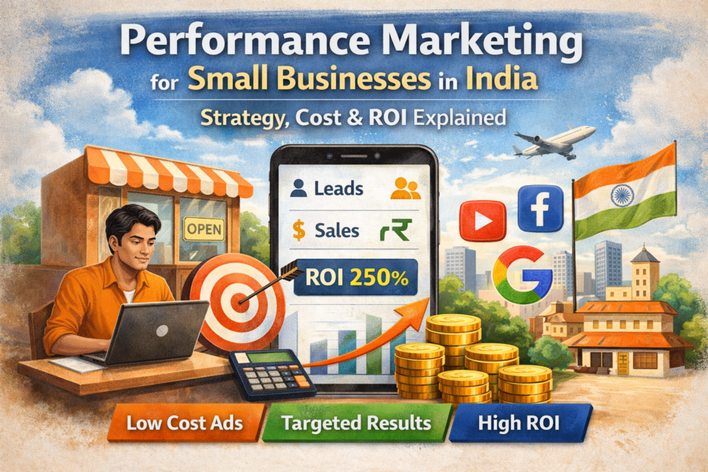 Performance Marketing for Small Businesses in India: Strategy, Cost & ROI Explained